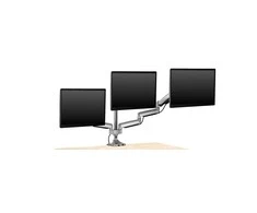 Laikiklis Icy Box Raidsonic Monitorius stovas su stalo laikikliu trims monitoriams IB-MS505-TI Desk Mount, 32", Sidabrinis/Juodas