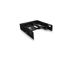 Icy Box IB-5251 Tvirtinimo rėmas 2x2,5" + 1x3,5" HDD/SSD diskams 1x5,25" nišoje, su priekiniu skydeliu, juodas
