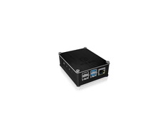 Icy Box RaidSonic ICYBOX Dėklas Raspberry Pi 4 Alu dangtelis + tinklelis Juodas