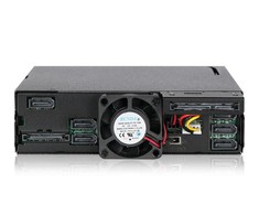 „Icy Dock Pocket“ 6x 2,5 colio SAS/SATA + itin plonas ODD ToughArmor (MB606SPO-B)