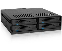 Carruzzo Icy Dock MB324SP-B diskų masyvas 0 TB Desktopas Juoda