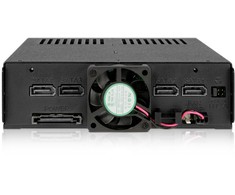 Carruzzo Icy Dock MB324SP-B diskų masyvas 0 TB Desktopas Juoda