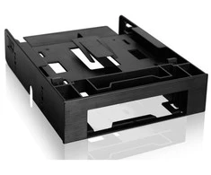 Icy Box Icy Dock Adapteris IcyDock 3,5" -> 5,25" + 2x6,3cm HDD / SSD 7-9,5 mm