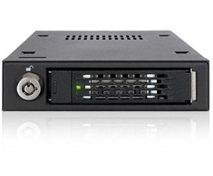 Carruzzo Icy Dock MB601VK-B diskų įrenginio skyriaus dangtelis Juoda