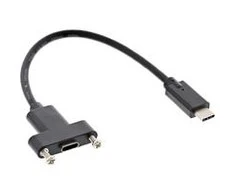 USB kabelis InLine USB-C - HDMI 0,2 m Juodas (33441G)