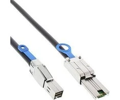 InLine SFF 8644 - SFF 8088, 0.5m, Juodas (27639A)