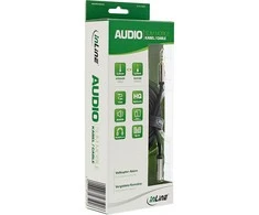Kabelis InLine lizdas 3,5 mm – 3,5 mm lizdas 10 m sidabro (99230)