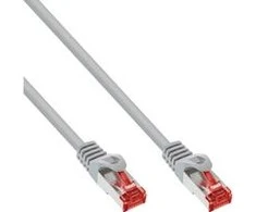 InLine S / FTP, PiMF, 6 Cat6, 250MHz, PVC, CCA, pilka 10m (76110)