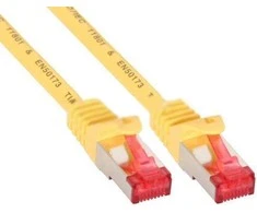 InLine S / FTP, PIMF, 6 kat., PVC, geltona 10m (76400Y)
