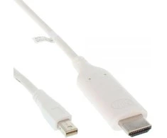Kabelis InLine Rodyti Port Mini - HDMI 1.5m balta (17176I)