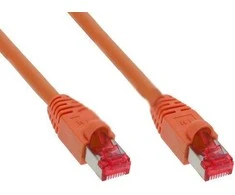 InLine Patchcord S / FTP, PIMF, 6 kat., PVC, oranžinis 15m (76415O)