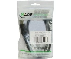 USB kabelis InLine USB-A - USB-B 1,5 m Juodas (35315)