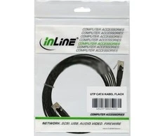 InLine 15m - U / UTP maitinimo kabelis - 1000 Mbps - Cat.6 - RJ45 - juodas (71615S)