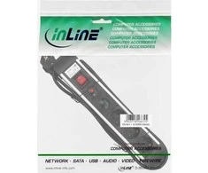 Maitinimo linija InLine viršįtampio 3 lizdai 1,5 m juodos (16431A)