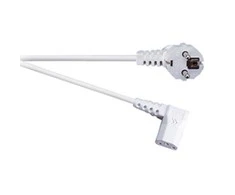 Maitinimo kabelis InLine F tipas: 3 Pin IEC baltas lizdas (16649W)