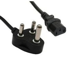 Maitinimo kabelis InLine Pietų Afrikos maitinimo kabelis 10A Type M - IEC jungtis 1.8m - 16652L