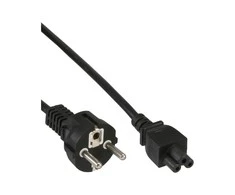 InLine maitinimo laidas Intel NUK, 3 kontaktų jungtis, juodas, 0,5 m
