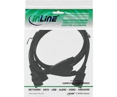 Maitinimo kabelis InLine F tipo 1x IEC- C14 - 2x IEC- C13 3m galios kabelio maitinimo šaltiniai