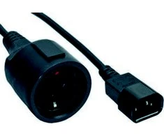 InLine 16659A tinklo adapterio laidas šaltiems įrenginiams C14 iki apsauginio kontakto lizdo 1m