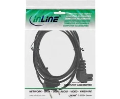 Maitinimo kabelis InLine Kampo maitinimo kabelis Euras Euro8 - juoda - 10cm