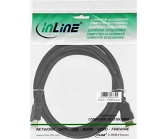 Inline Didelės spartos HDMI kabelis su Ethernet jungtimi, juodas - 3 m