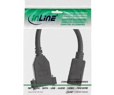 Kabelis InLine DisplayPort - DisplayPort 0,2 m juoda (17100I)