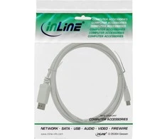 Kabelis InLine Rodyti Port Mini - DisplayPort 1.5m balta (17134)