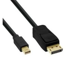 Kabelis InLine Rodyti Port Mini - DisplayPort 0.5m juoda (17136S)
