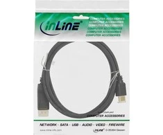 InLine DisplayPort į HDMI konverterio kabelis, juodas – 3m