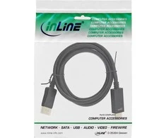 InLine DisplayPort į HDMI konverterio laidas, 4K/60Hz, juodas - 3m