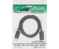 Kabelis InLine DisplayPort – HDMI 3m juoda (17183I)