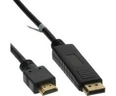 Kabelis InLine Rodyti Uostas - HDMI 5m juoda (17185)