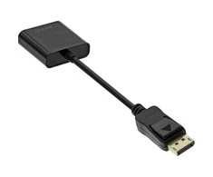 AV adapteris InLine D- Sub (VGA) juodas (17197B)