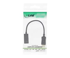 Adapteris AV InLine DisplayPort – HDMI juoda (17198C)