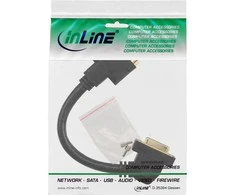 AV adapteris InLine DVILI - Juodas (17301G)