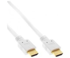 InLine 4K (UHD) HDMI laidas, baltas - 3m