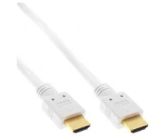 InLine 4K (UHD) HDMI laidas, baltas - 3m