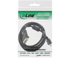 Kabelis InLine HDMI - DVI- D 1m juoda (17661)