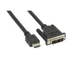 InLine HDMI į DVI adapterio kabelis didelės spartos, juodas - 2 m