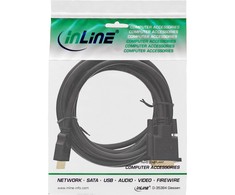 InLine HDMI į DVI adapterio kabelis didelės spartos, juodas - 3 m