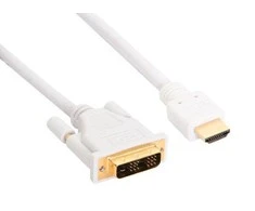Kabelis InLine HDMI - DVI- D 3m balta (17663U)