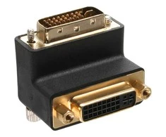 AV adapteris InLine DVILNI - Juodas (17781W)