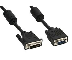 InLine DVI-A prijungimo kabelis prie 15 kontaktų HD jungties VGA - 2m