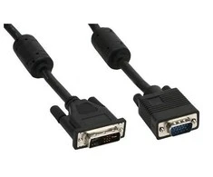 Kabelis InLine DVI-A - D-Sub (VGA) 3m juoda (17782A)