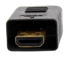 InLine 4K (UHD) Micro Superslim HDMI laidas A iki D, juodas – 1,8 m