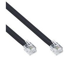 InLine Kabelis RJ12, 6 Viela, 6P6C, vyras - vyras, 15m (18815)