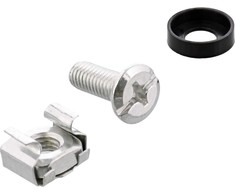 „InLine®“ 19 colių kabelių valdymo skydelis, 5 nuimami plastikiniai laikikliai, RAL 9005, juodas