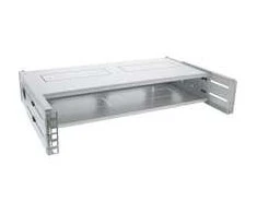 InLine® 19" foldable rack, 2U, 24-40cm depth, with cover, pilkas