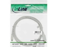 Kabelis InLine Rodyti Port mini - HDMI 1m balta (17171I)