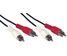Inline Kabelis Intos RCA (Cinch) x2 - RCA (Cinch) x2 20m juoda (89931L)